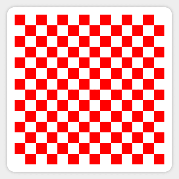 Croatian Checkerboard Sticker by stareongroup